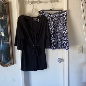 Lane Bryant Skirt Set